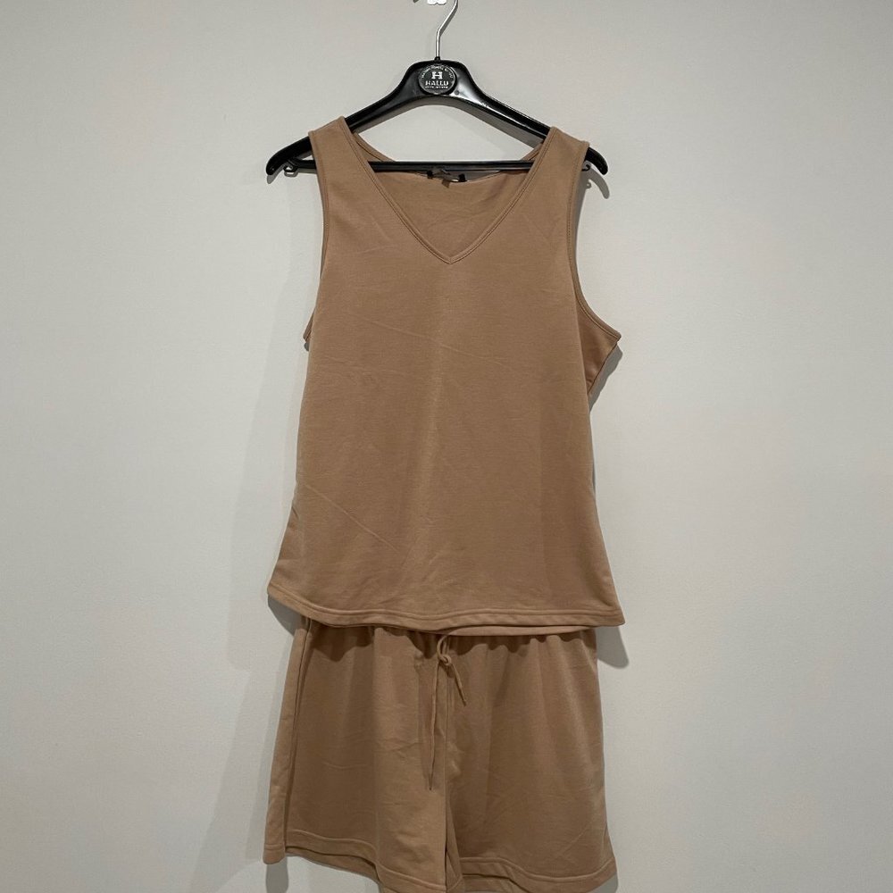 NYDJ Beige Cream Loungewear Set Size S/M - Picture 2 of 16